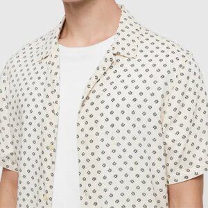 All Saints horseshoe short sleeve shirt